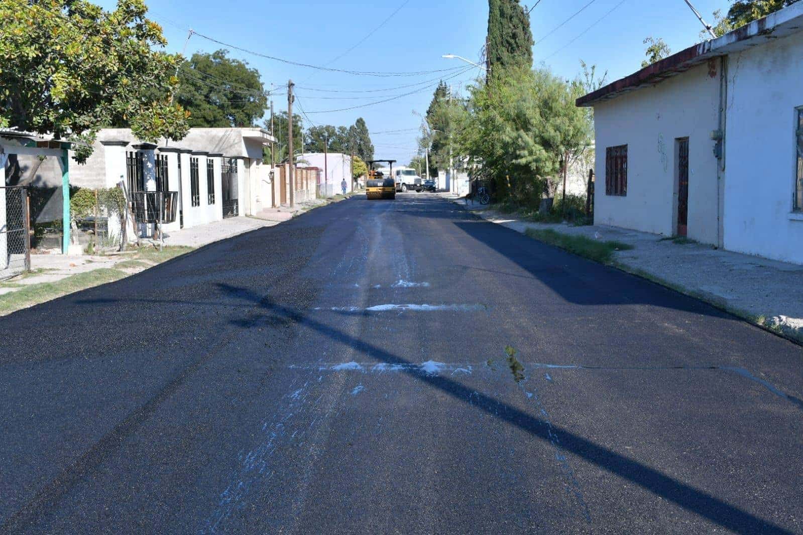 Avanzan Trabajos de Recarpeteo en la Calle Aldama de Nava