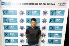 Detienen a Joven por Robo en Ciudad Acuña