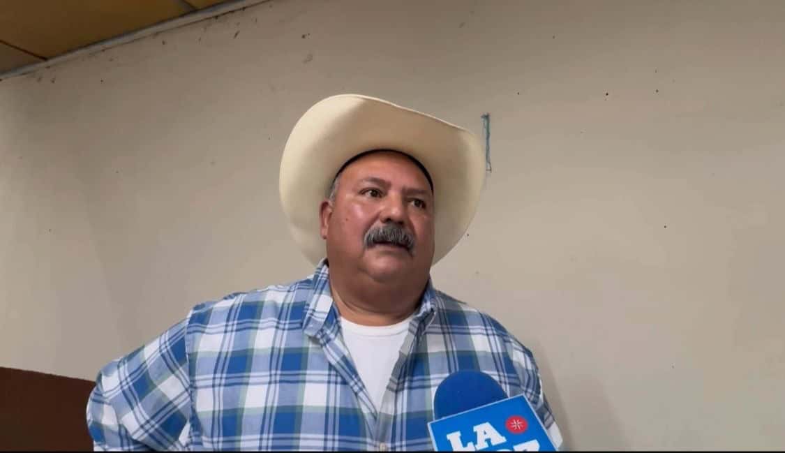 Leonel Gómez Camacho, miembro de la Unión de Ejidos.