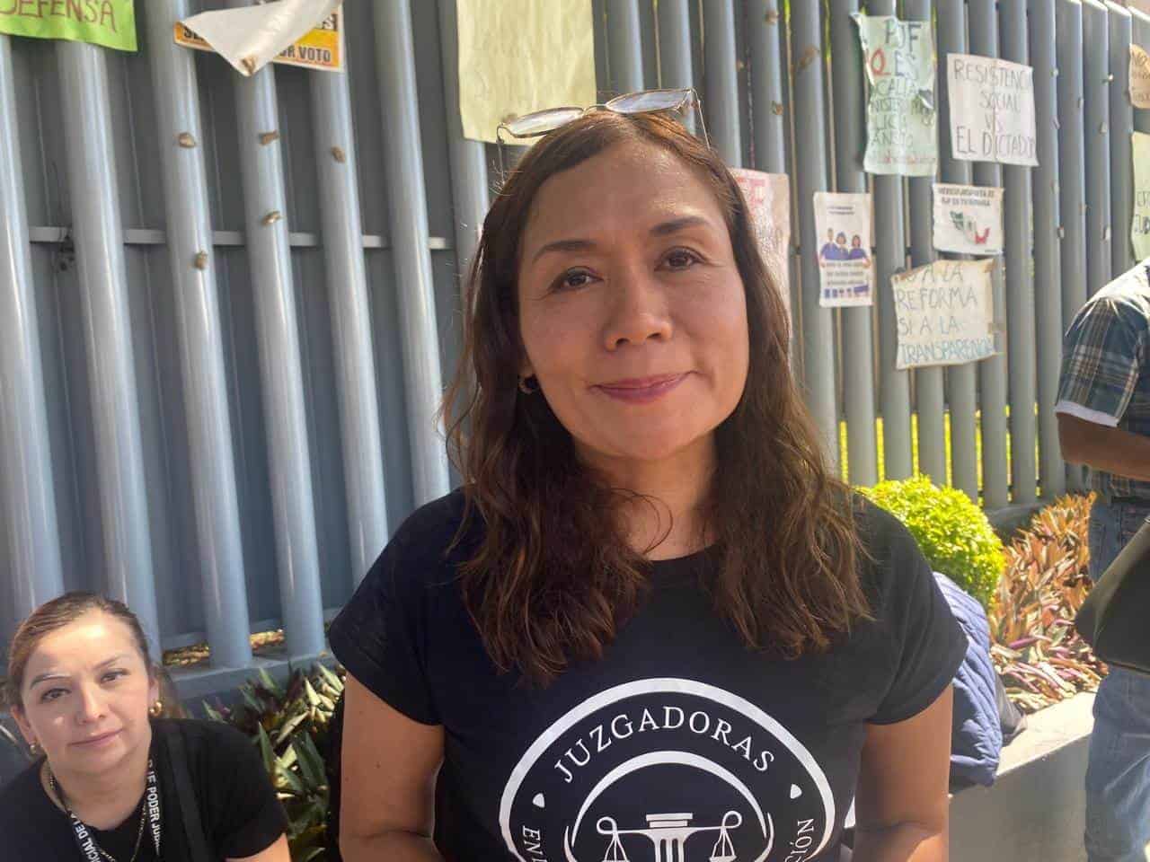 La Magistrada del Poder Judicial de la Federación en Coahuila, Ana Luisa Beltrán.