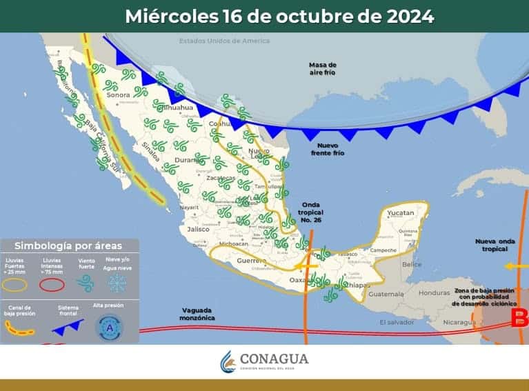  Esperan lluvias y descenso de temperatura