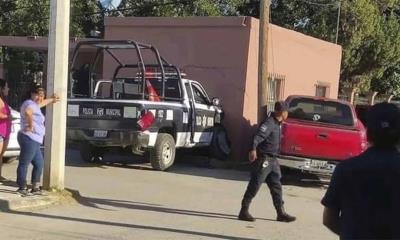 Patrulla y Camioneta Colisionan Durante la Cabalgata en Allende