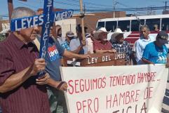 Marchan por una pensión digna