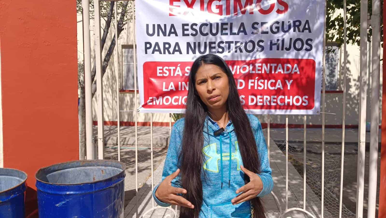 La señora Erika Rivas Alcaraz confirmó los graves problemas que suceden en el grupo de 3º “B”.