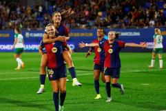 El Barcelona femenil se da un festín