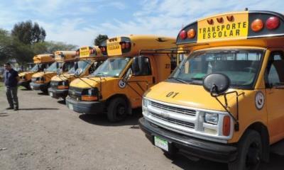 Renovarán placas de transporte escolar