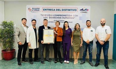 Entrega CDHEC distintivos a empresas comprometidas