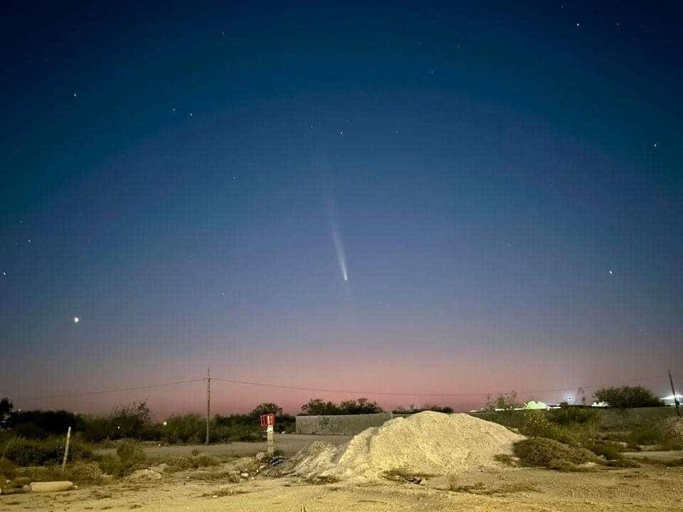 Testigos del Cometa del Siglo en Piedras Negras y Cinco Manantiales