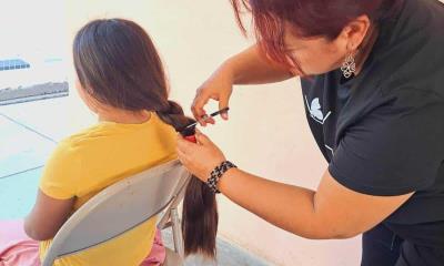 Realizan Campaña de Donación de Cabello en Nava por el Mes del Cáncer