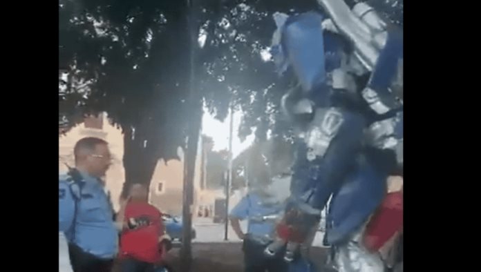 Policía es investigado tras discutir con Optimus Prime en Mérida