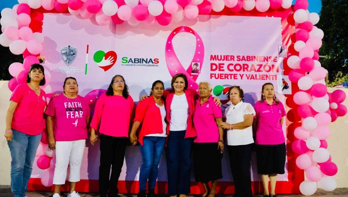 En Sabinas reconocen con Memorial a mujeres resilientes que han enfrentado al cáncer