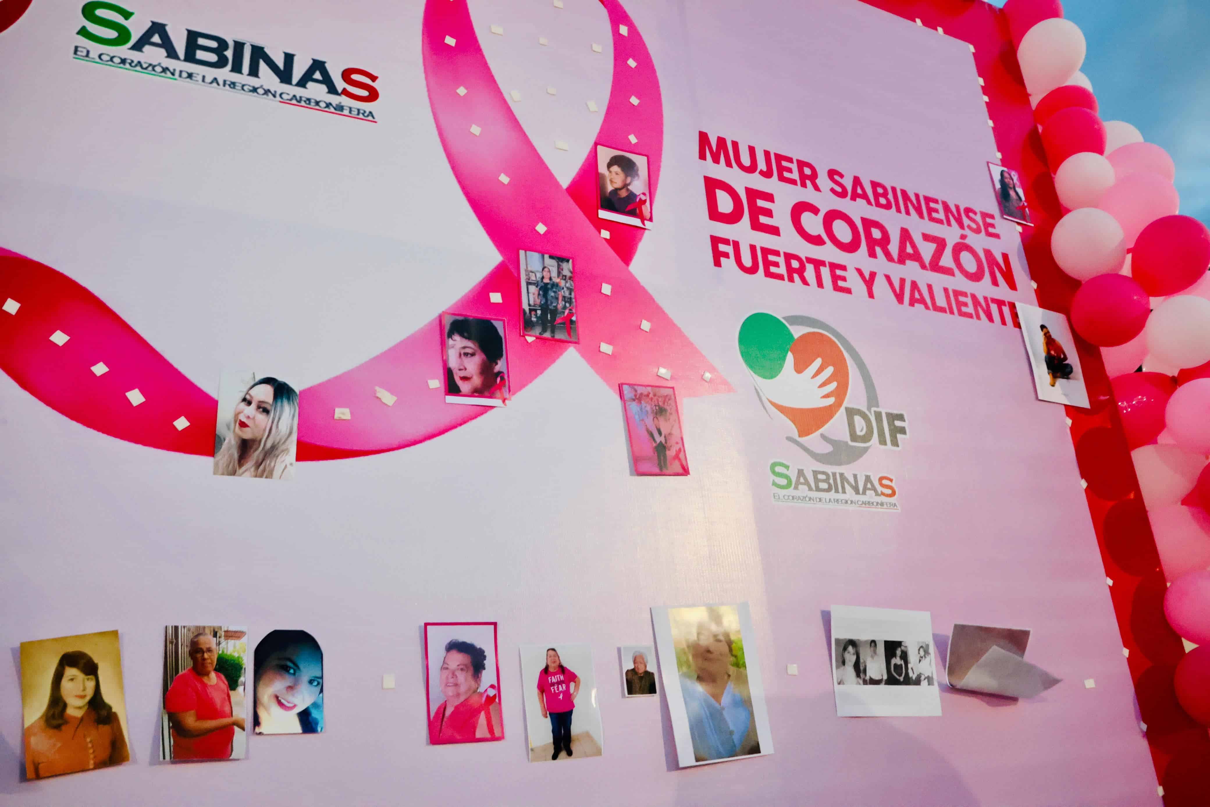 En Sabinas reconocen con Memorial a mujeres resilientes que han enfrentado al cáncer