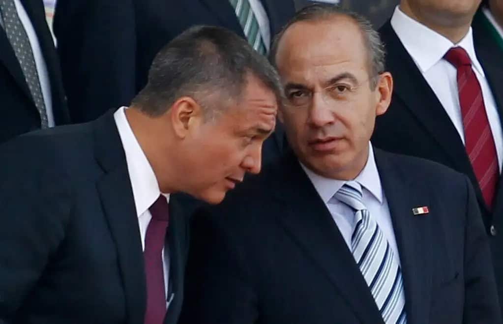 Genaro García Luna, leal a Felipe Calderón durante su juicio
