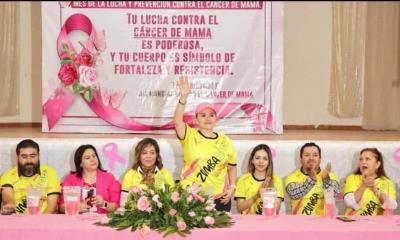 Realizan Emotivo Evento Contra el Cáncer de Mama en Ciudad Acuña