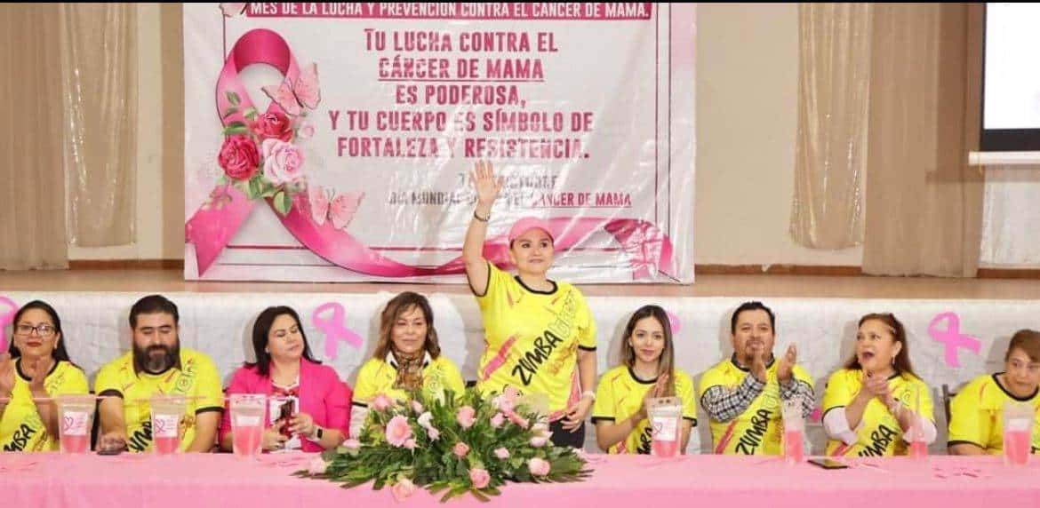 Realizan Emotivo Evento Contra el Cáncer de Mama en Ciudad Acuña