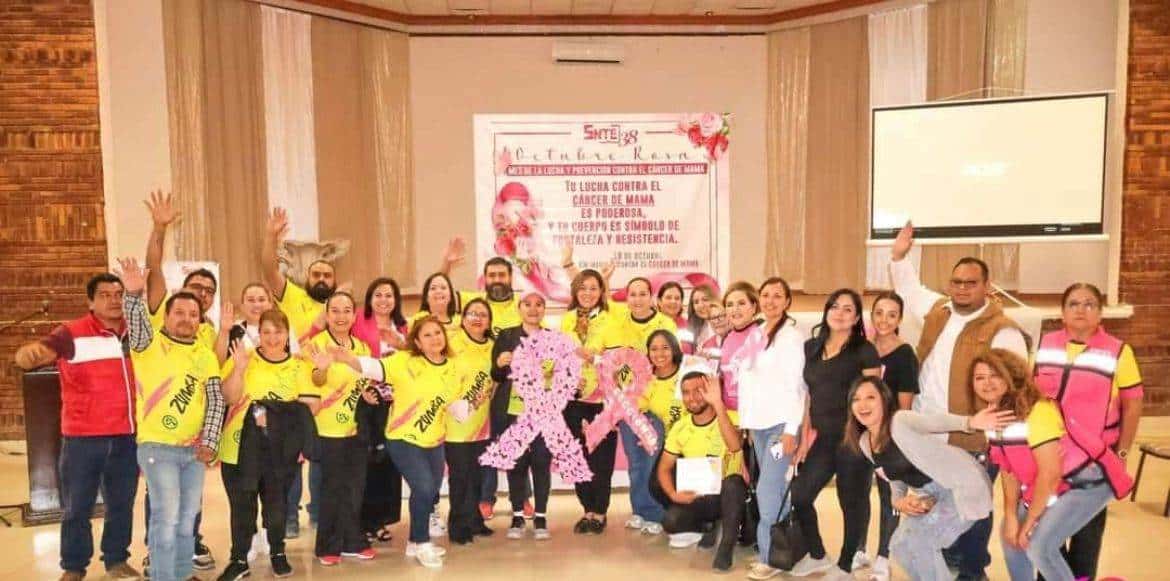 Realizan Emotivo Evento Contra el Cáncer de Mama en Ciudad Acuña