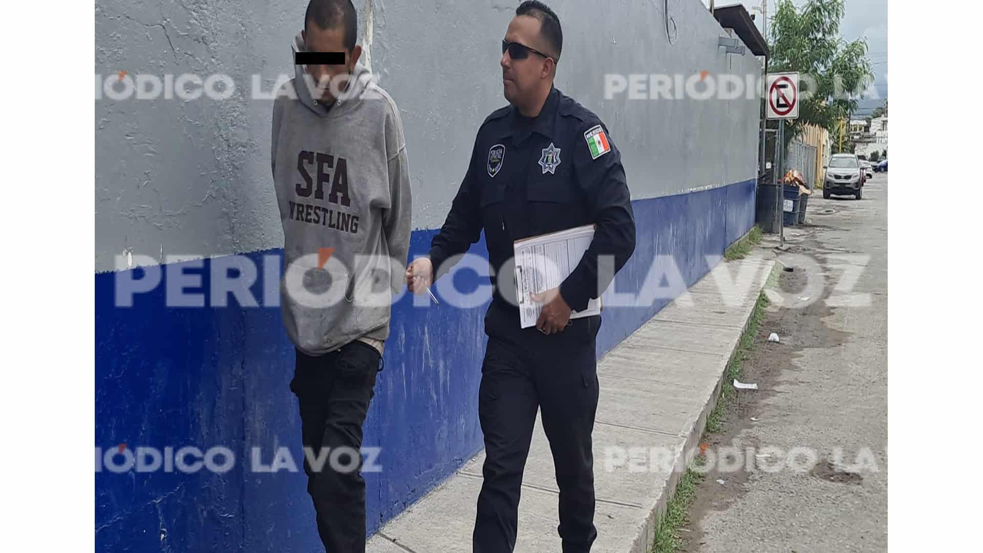 Arrestan Estatales a vagabundo vicioso