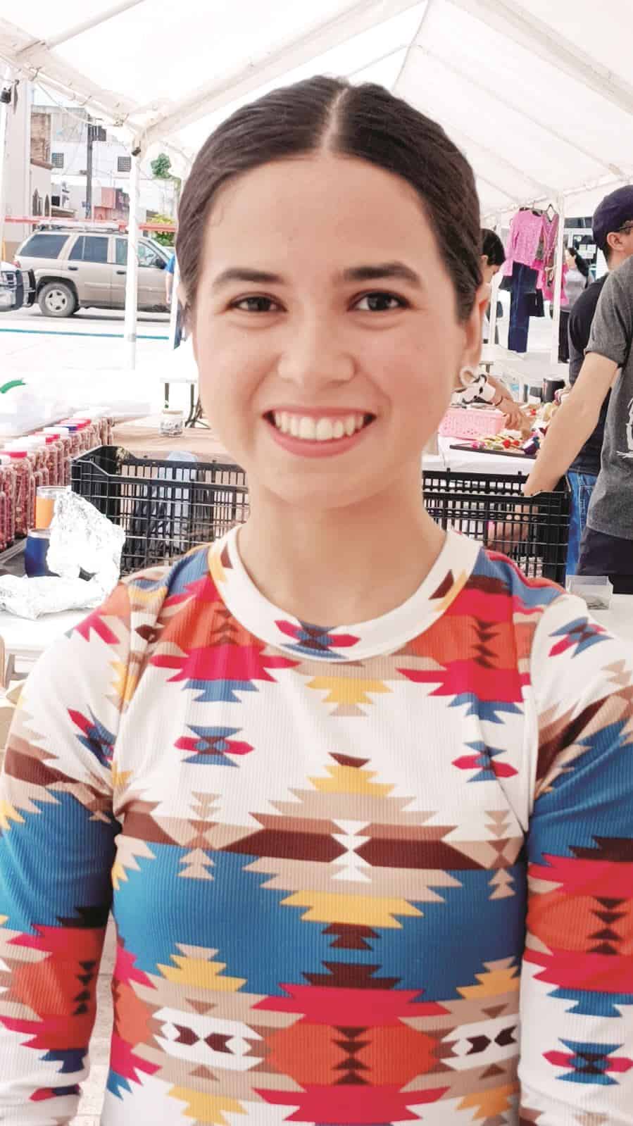 Luciana Fernanda González Rodríguez joven emprendedora sabinense.