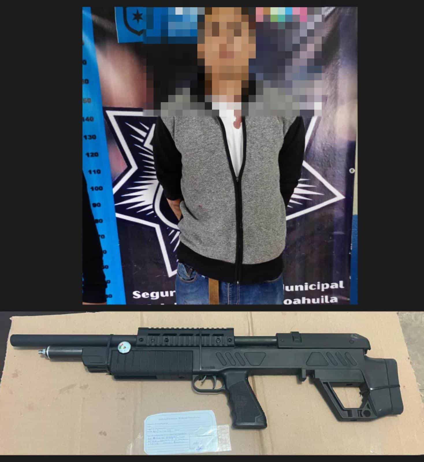 Detona arma de diábolos y lo arrestan