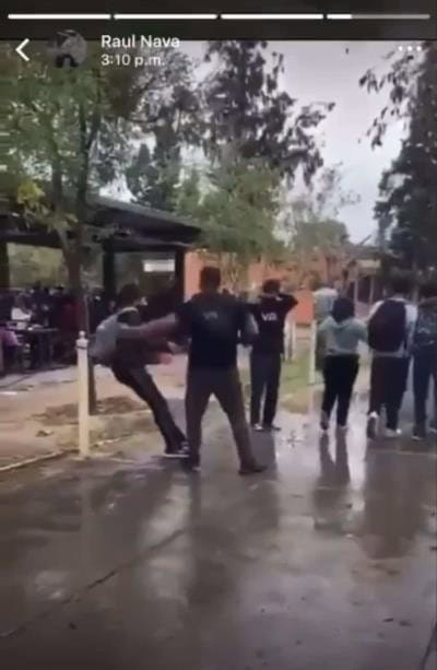 El imputado golpeó a Miguel por la espalda con una manopla.