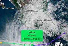 Llega la tormenta Kristy; Será huracán en los próximos días