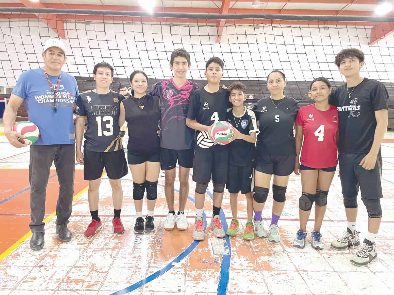 Los Leones reinaron la primera edición de la Liga Mixta de Voleibol organizada por la Academia Rangelitos.