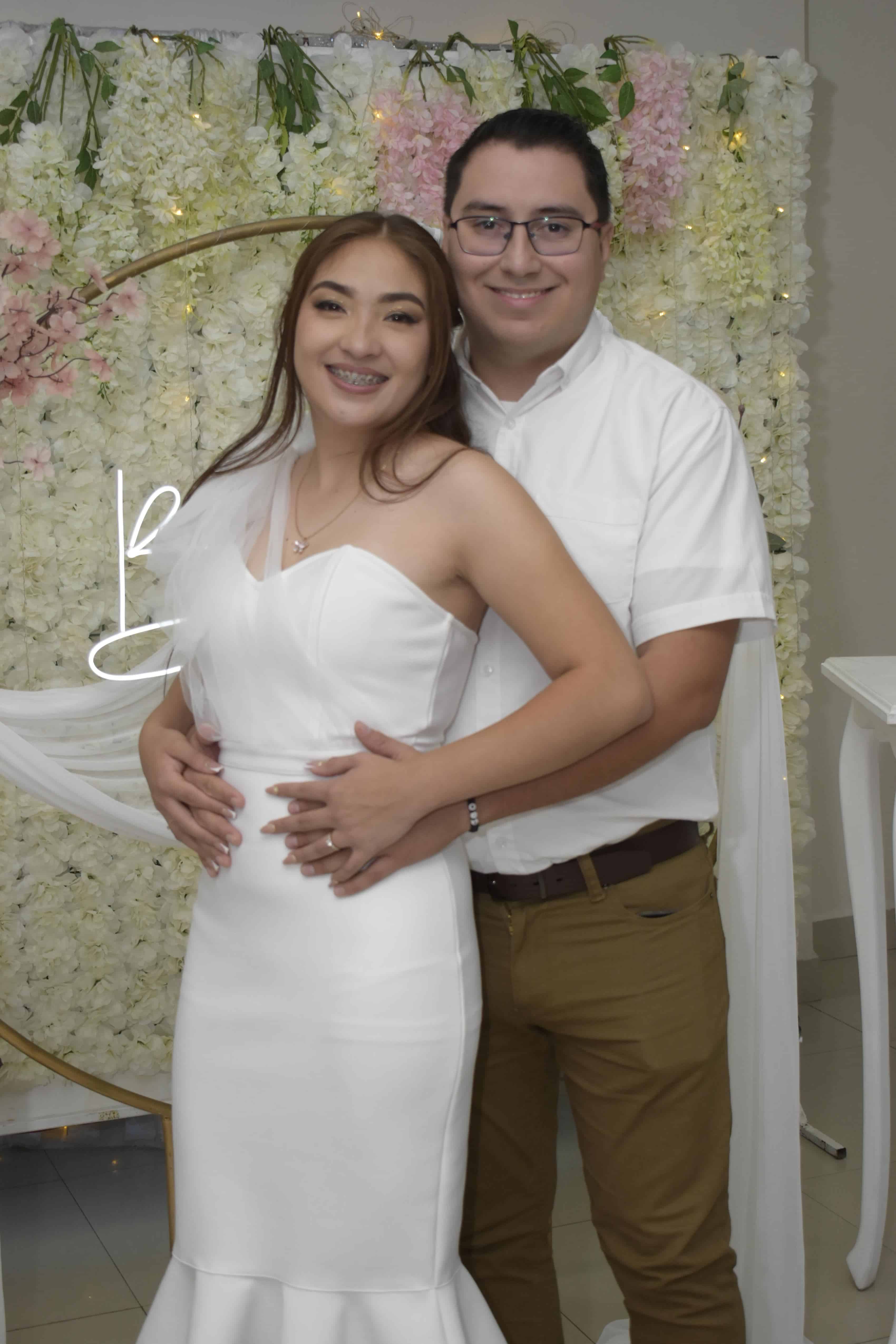 A unos cuantos días de contraer matrimonio.