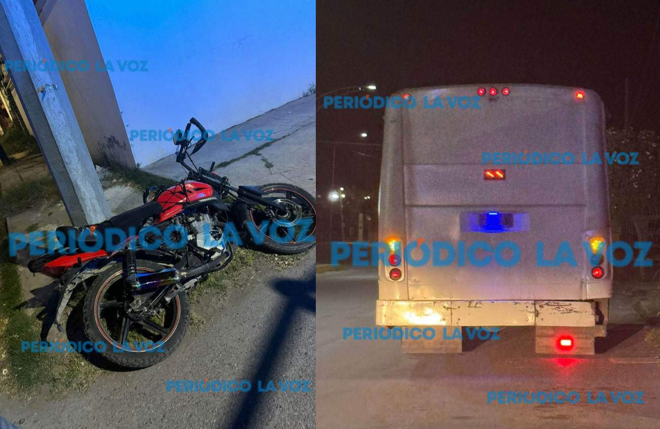 Por ir jugando carreras; Estrella moto contra camión
