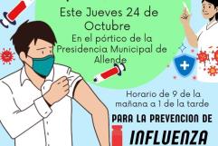 Este Jueves hay Jornada de vacunación contra la influenza en Allende