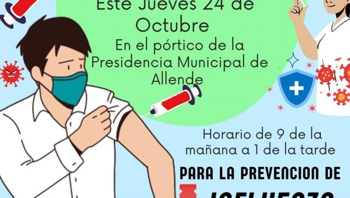 Este Jueves hay Jornada de vacunación contra la influenza en Allende