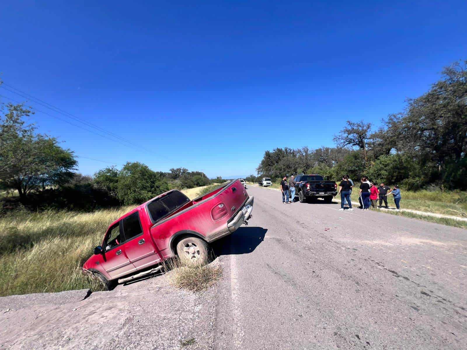 En este lugar terminó la camioneta que conducía el presunto responsable.