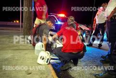 Derriban a  motociclista 