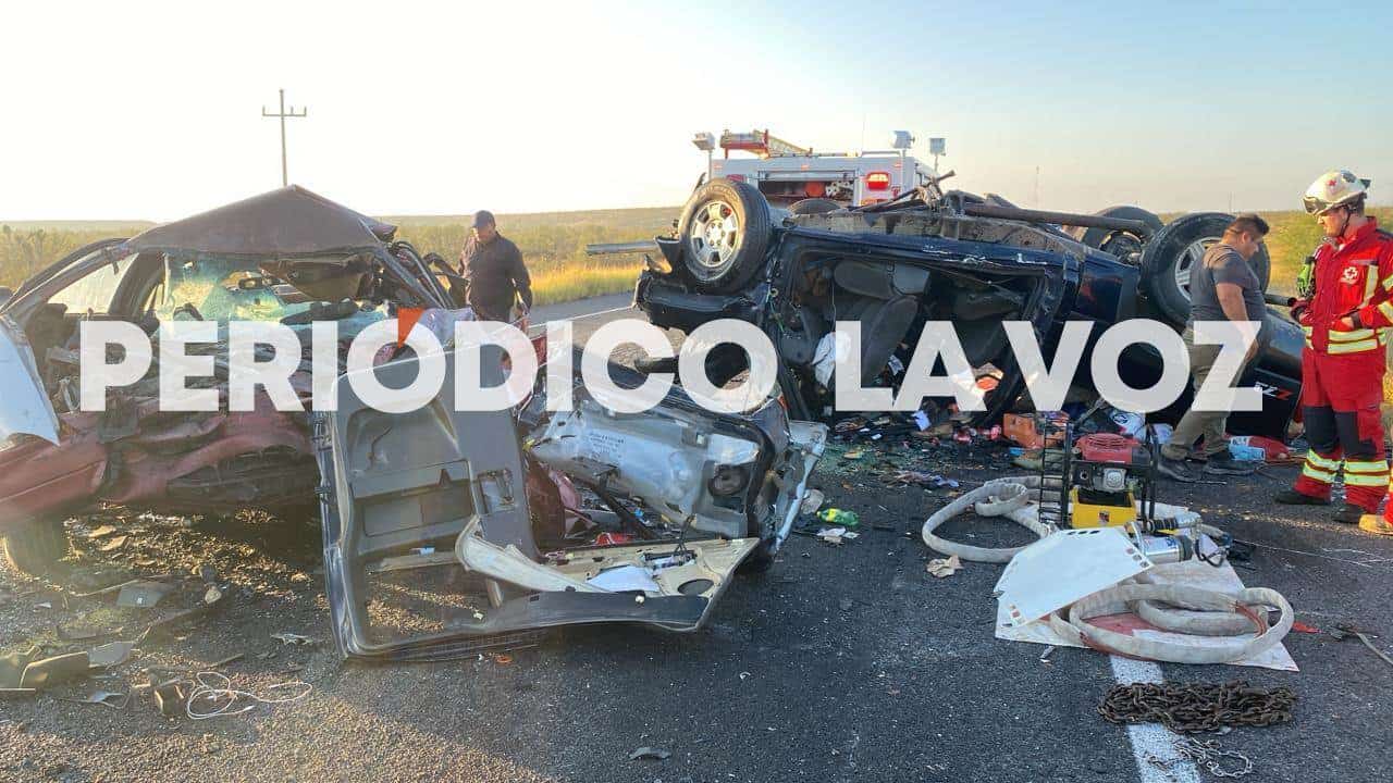 Fatal accidente en la carretera 57 deja cuatro muertos y tres heridos