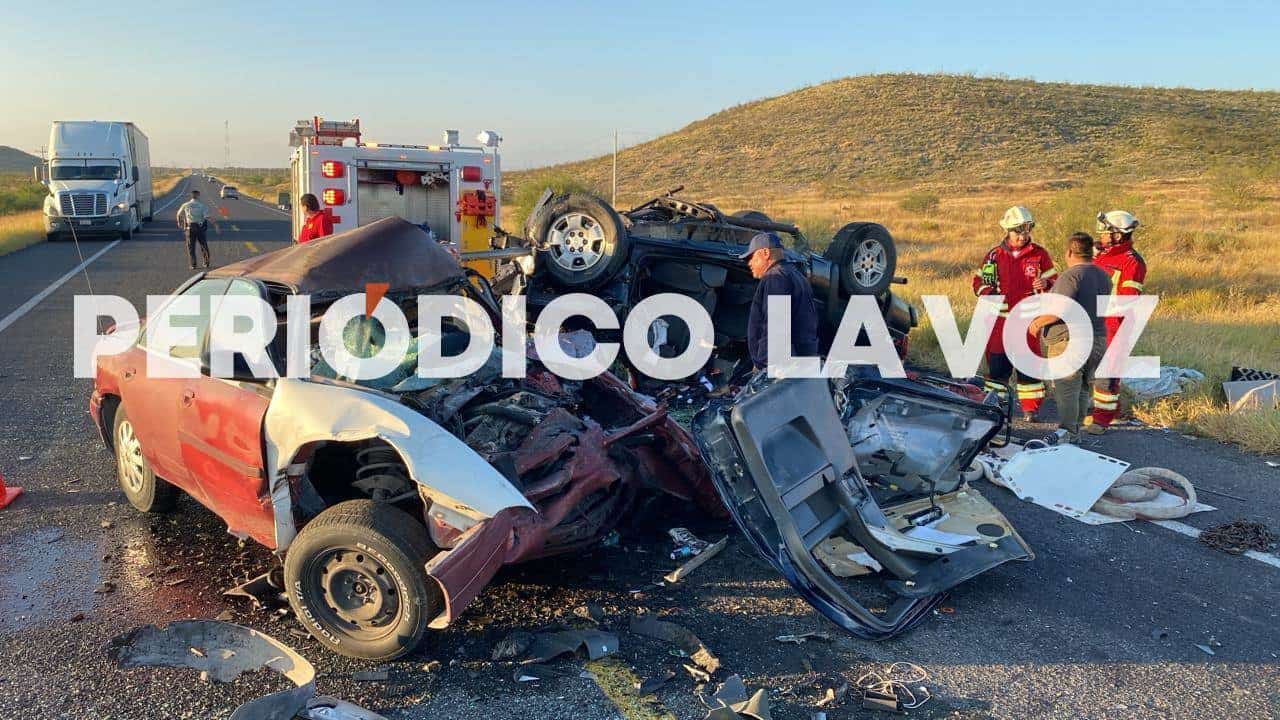 Fatal accidente en la carretera 57 deja cuatro muertos y tres heridos