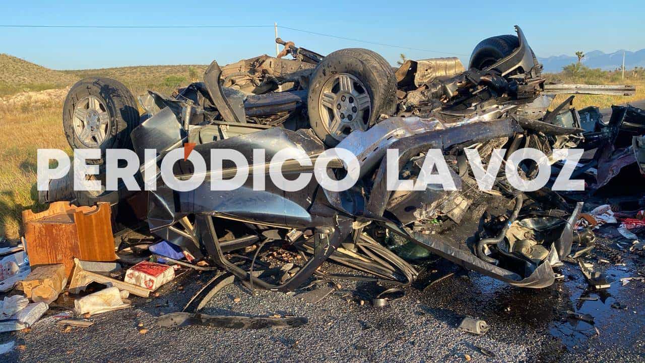 Fatal accidente en la carretera 57 deja cuatro muertos y tres heridos