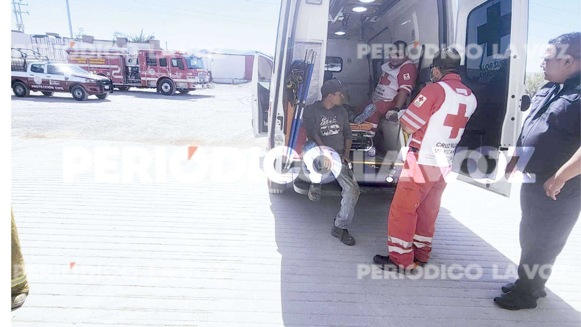 Rescatan a trabajadores Intoxicados dentro de pipa