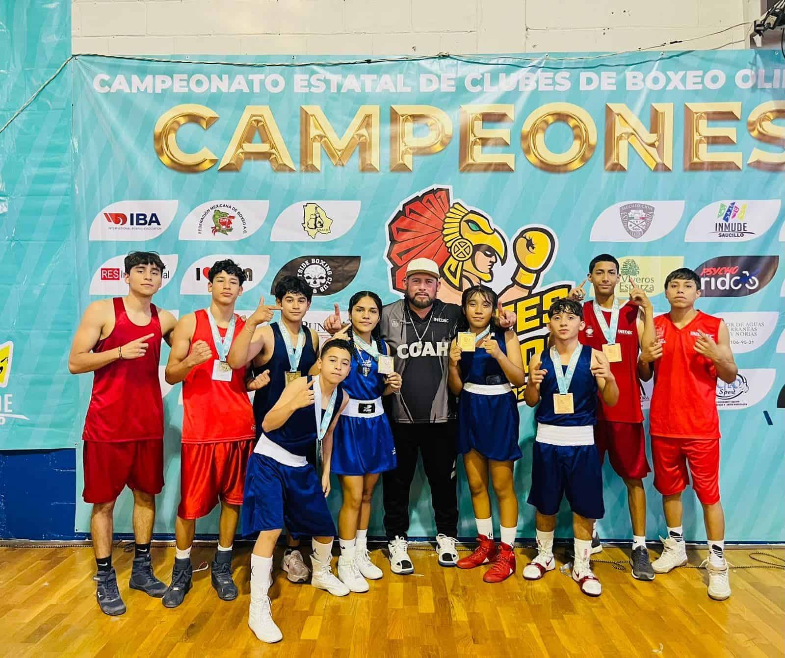 Los pugilistas del Gimnasio Municipal Marsopa Castro acapararon la premiación en el Torneo Guantes de Oro Saucillo 2024.
