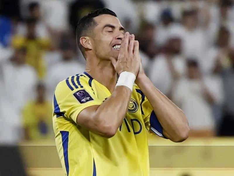Cristiano Ronaldo no logra triunfar en Arabia Saudita.