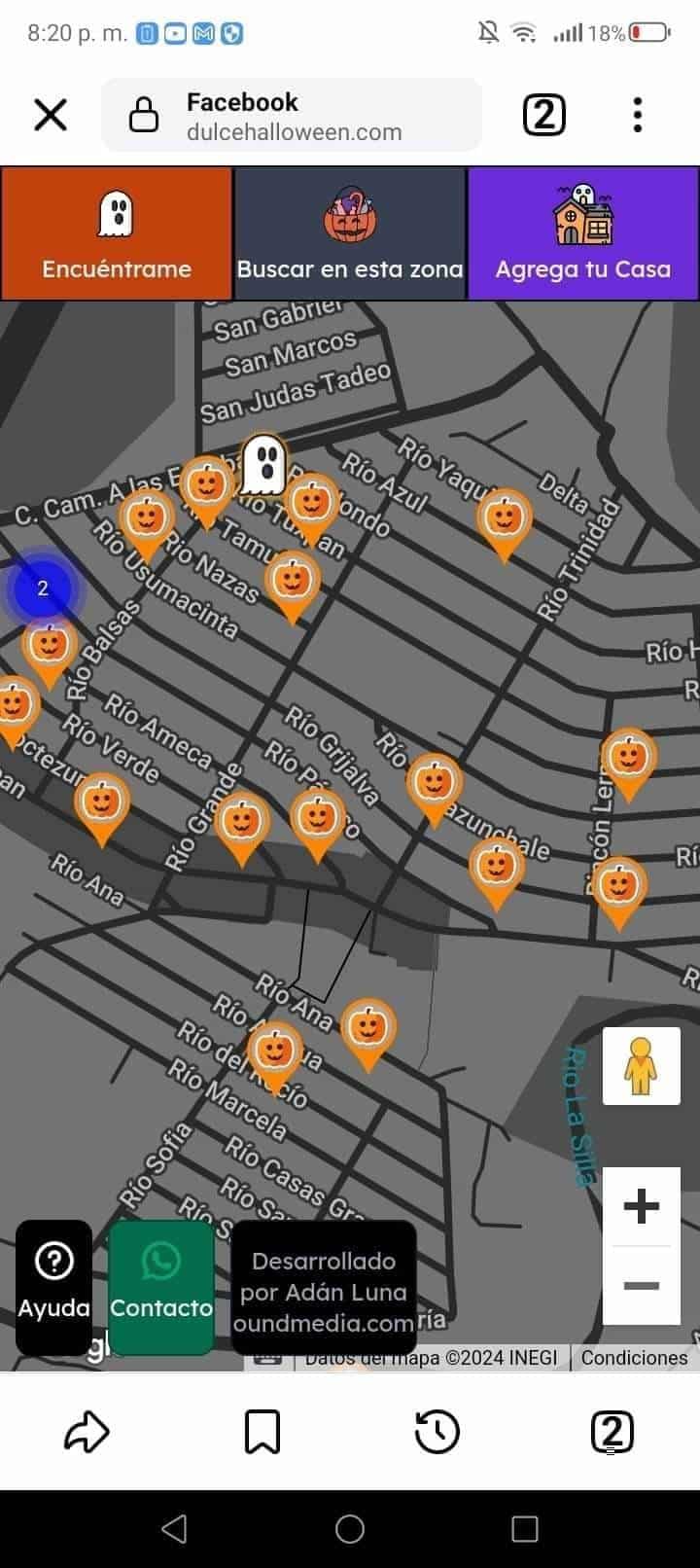 Digitalizan lugares donde darán dulces