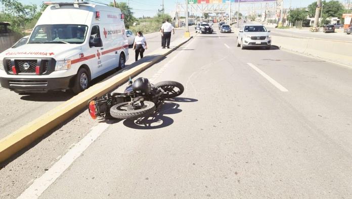 Aumenta 500% los accidentes en moto