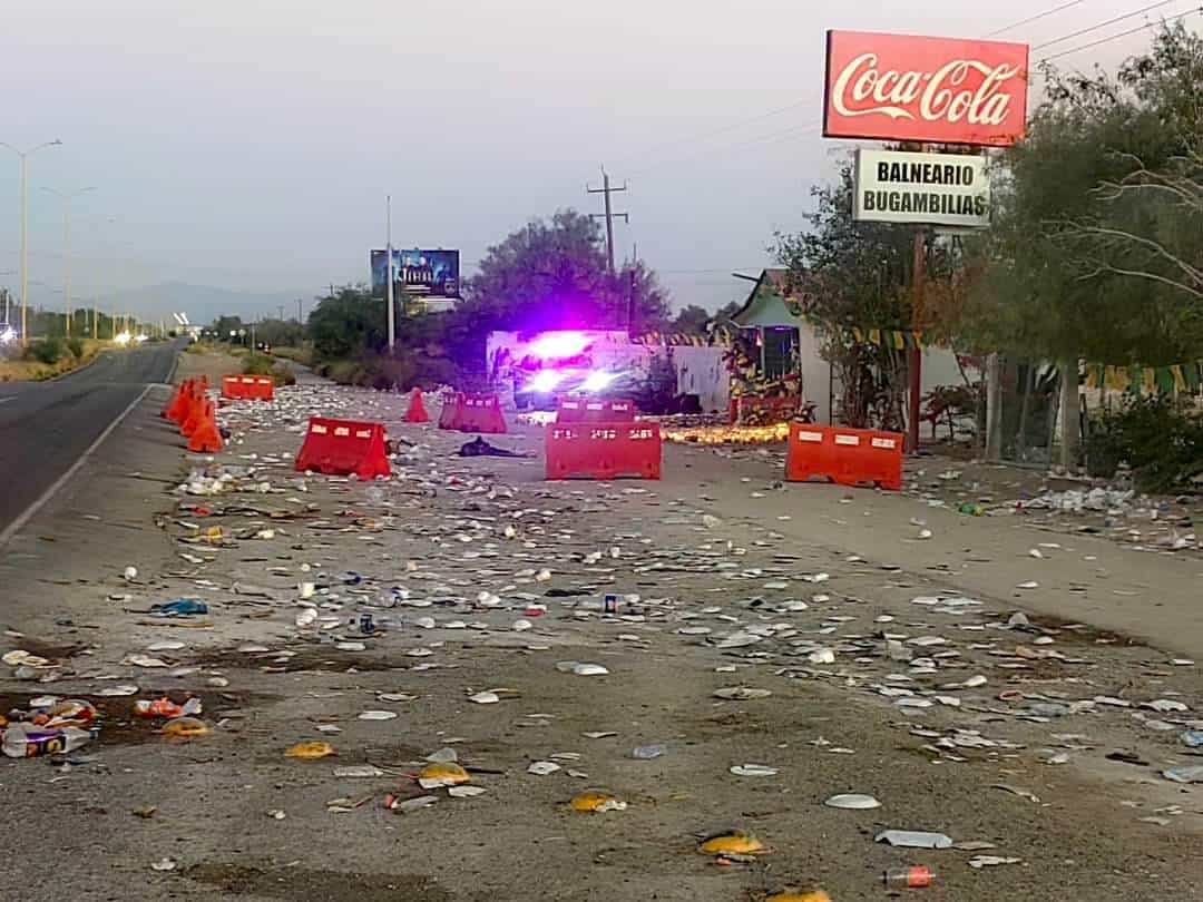 Basura y Críticas Tras el Festejo a San Judas Tadeo en Ejido 8 de Enero