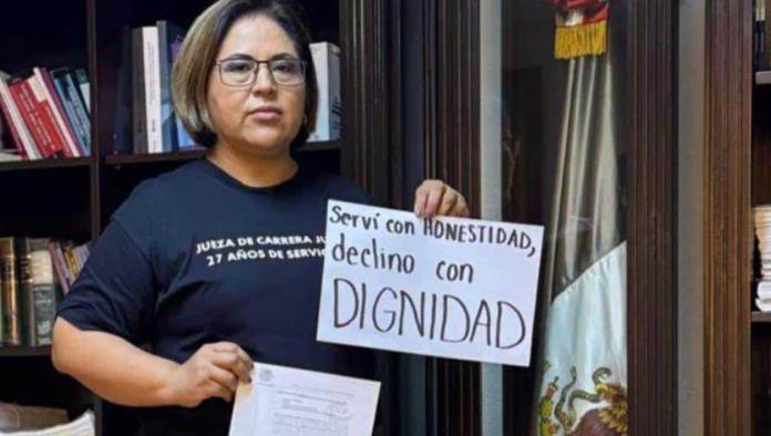 Jueza de Monclova reafirma su retiro de contienda electoral