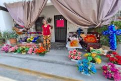 Una artista en un rincón de Frontera