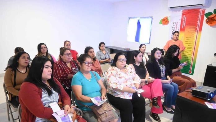 Imparten Taller para Fomentar Corresponsabilidad y Prevención de Violencia de Género