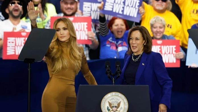 Jennifer Lopez y Maná mostraron su apoyo a Kamala Harris