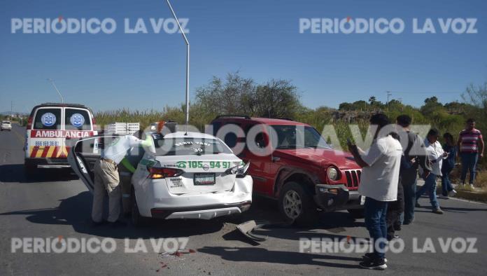 Causa carambola por falla en frenos