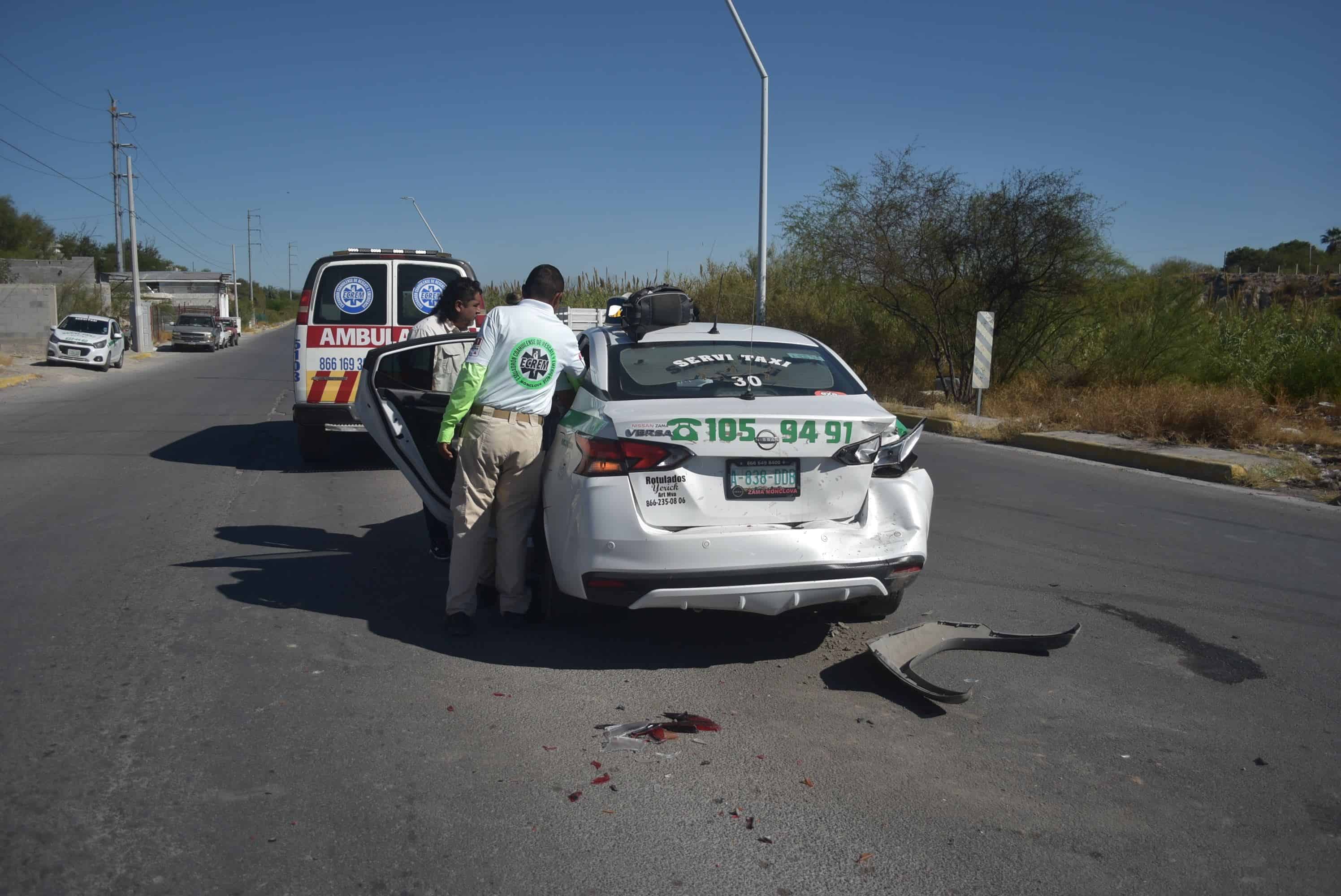 Causa carambola por falla en frenos