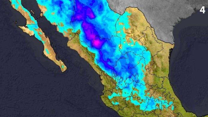 Frente frío 7 deja heladas en Chihuahua y Sonora