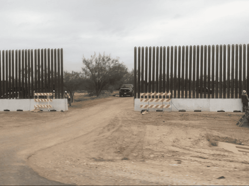 Avanza Construcción del Muro Fronterizo en Eagle Pass