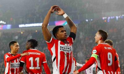 PSV Eindhoven se apunta su primer triunfo en Champions